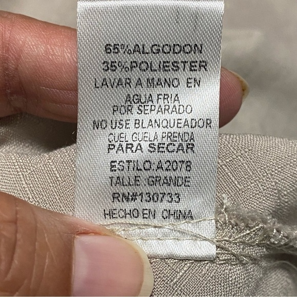 Umgee Ballon Sleeve Oversized Blouse Size Large - Picture 11 of 13